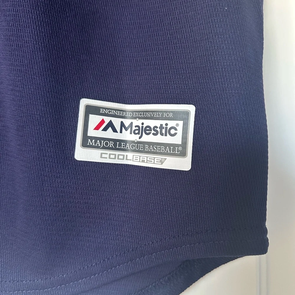 Majestic New York Yankees Navy Judge (99) Jersey - Picture 3 of 5